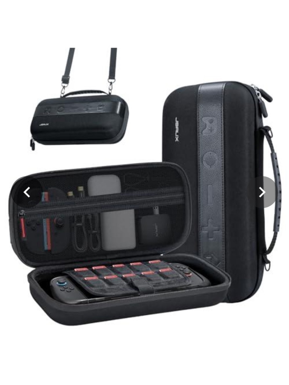 Portable Black Hard Shell Gaming Console Travel Case Nintendo switch 2